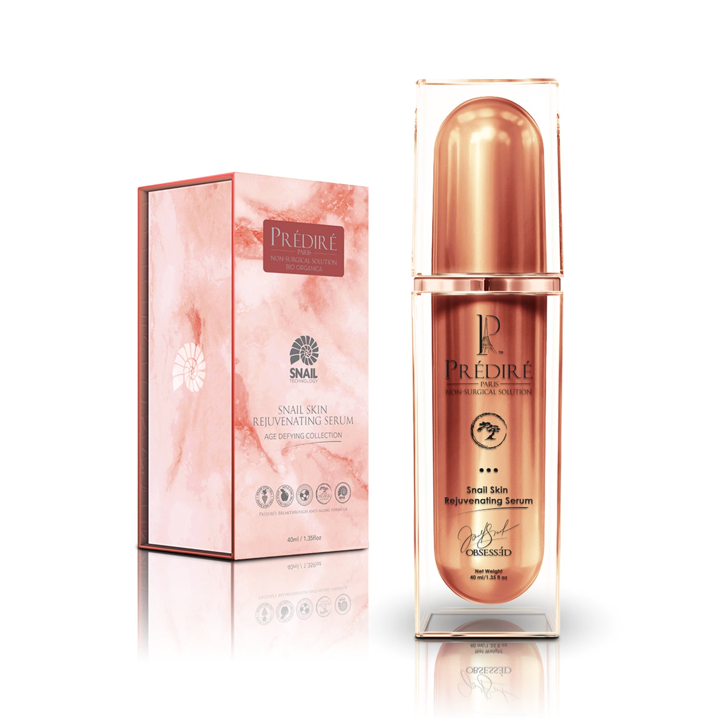 Snail Rejuvenating Serum sa Puževom Sluzi za Regeneraciju Kože, 40ml
