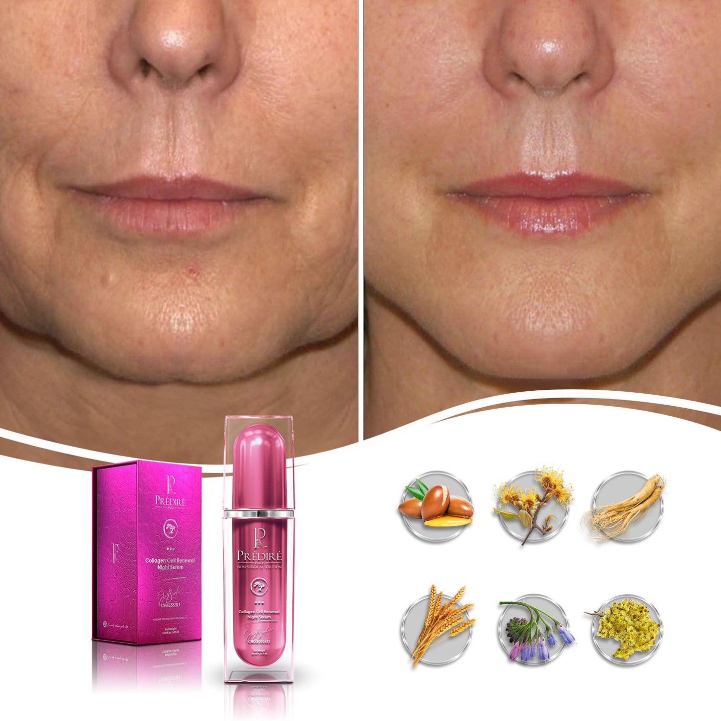 Collagen Cell Renewal Noćni Serum za Regeneraciju Kože, 40ml