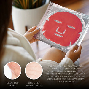 Red Wine Sheet Anti-Aging Maska za lice Predire Paris